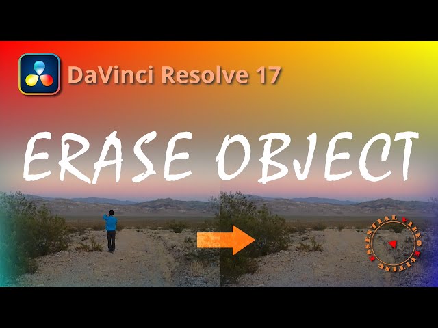Motion Tracking - Erase Object using Fusion Tracker and Paint Clone Tool in Davinci Resolve 17