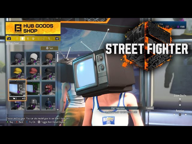 Hub Goods Shop Overview 🔥 Street Fighter 6 2nd Beta