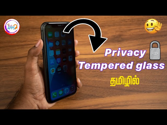 இது வேற லெவல் 🫡🫡🫡  Tempered glass for iPhone (installation + Review) in Tamil @TechApps Tamil