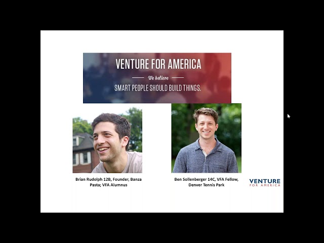 Venture for America Informational Session