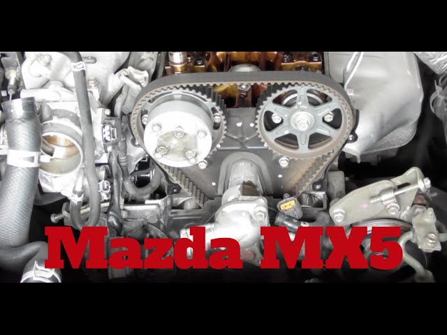 Anleitung Zahnriemen wechseln change timing belt Teil 1 Mazda MX5