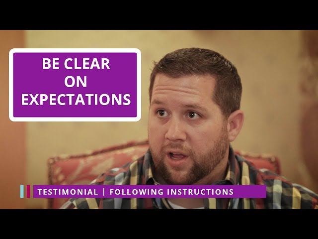 Setting up expectations with Following Instructions