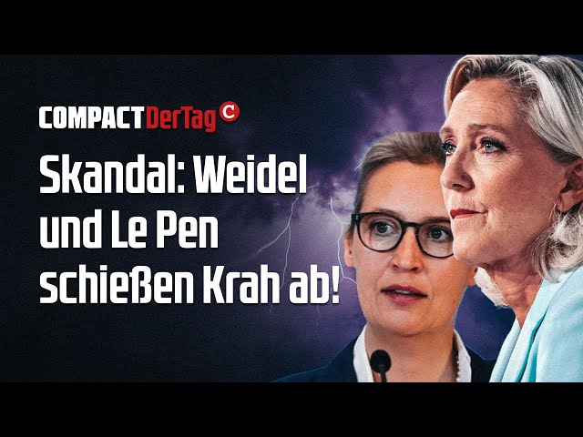 Skandal: Weidel und Le Pen schießen Krah ab!💥