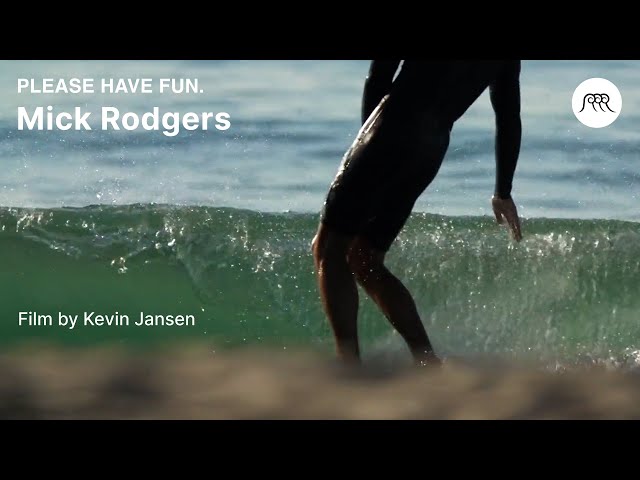 Single fin longboard ft. Mick Rodgers | excerpt from "PLEASE HAVE FUN."