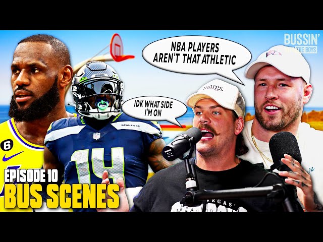 NFL vs NBA Debate Continues + The Boys Get Ice Cream | Bus Scenes EP 9