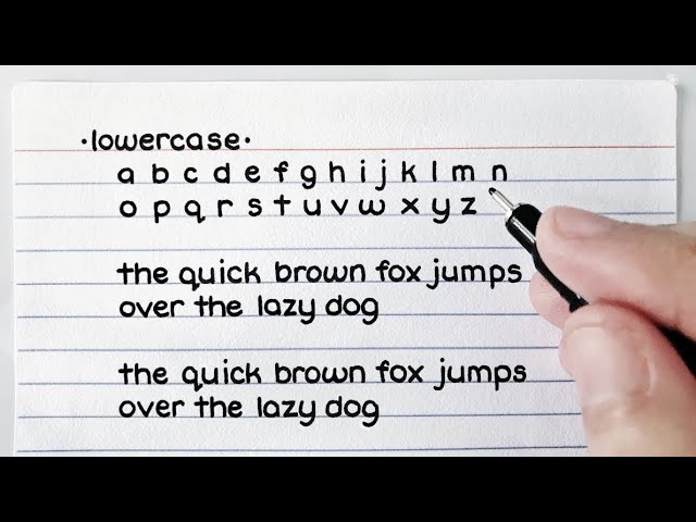 My Handwriting | Lowercase & Uppercase (Cursive & Print)