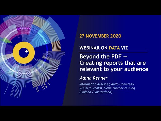 EU DataViz webinar - Adina Renner - Beyond the PDF