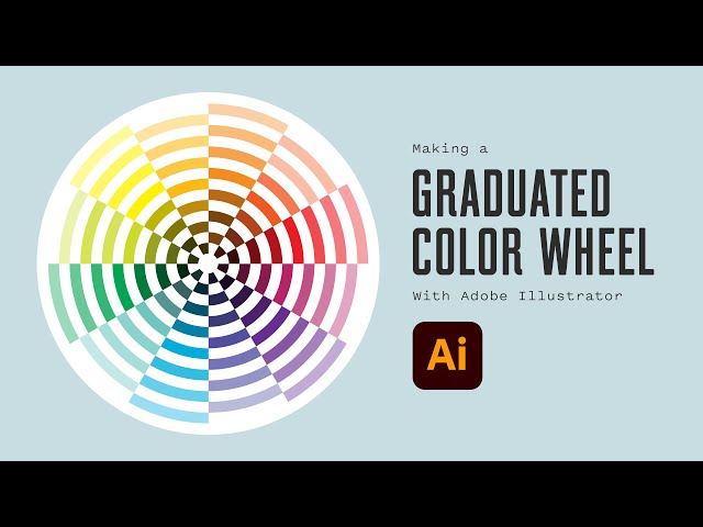 Making a Graduated Color Wheel with Adobe Illustrator