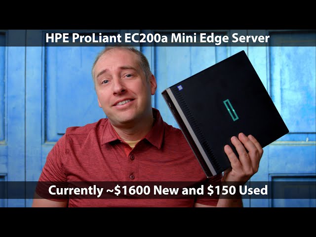 HPE ProLiant EC200a Review Intel Xeon D-1518 Edge Computing Platform