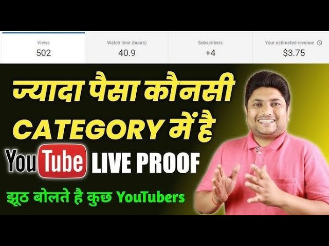 Most Profitable Topics on YouTube | Best Earning Category on YouTube | Actual Reality with Proof