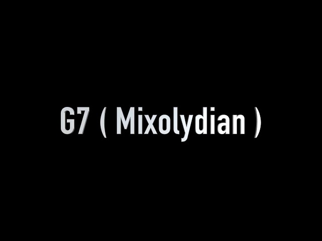 Backing Track In G7 ( Mixolydian )