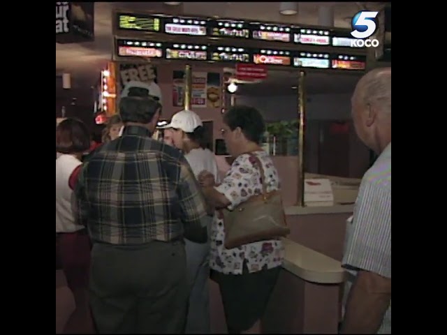 From The KOCO Archives: Oklahomans line up for 'Twister' release