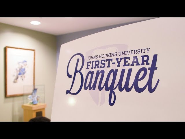 First-Year Banquet 2018, Sponsored by the Hopkins Parents Fund