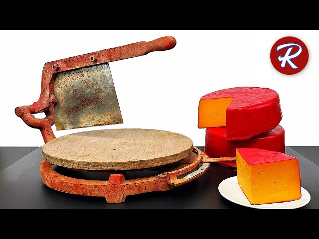 1890 Cheese Wheel Cutter Restoration - Cast Iron
