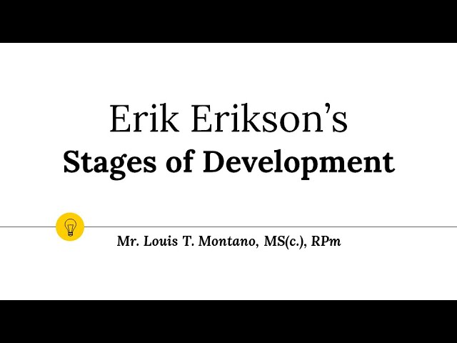Erikson's Stages of Development (Taglish)