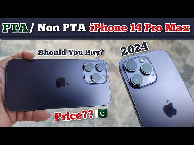 iPhone 14 Pro Max Review in 2024 | PTA / Non PTA iPhone 14 Pro Max Price 🇵🇰| JV iPhone 14 Pro Price