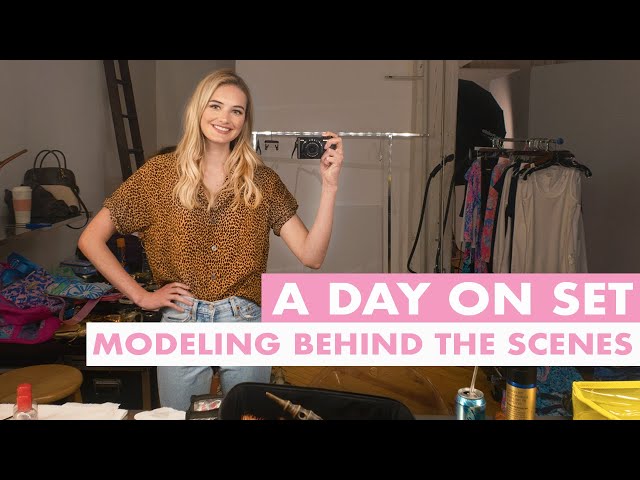 Day In The Life Of A Model | Fashion Shoot Prep, Models On Set, & Get Unready With Me | Sanne Vloet