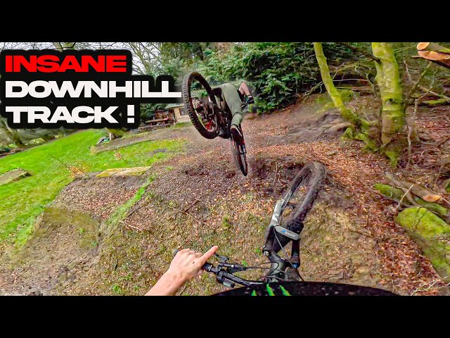 2 Hour Build and Ride Challenge -  We make a WILD New DH Track!