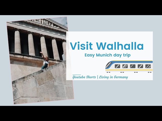 Walhalla is a great day trip from Munich! | Living in Germany |  Bored in Munich #Shorts