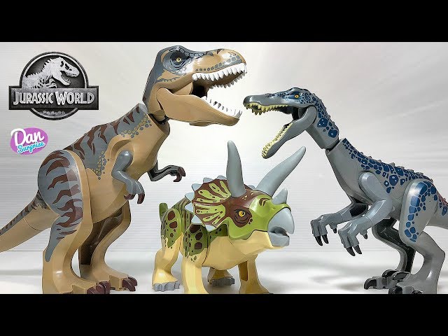 3 New LEGO Dinosaur! LEGO Jurassic World - Baryonyx, Triceratops, T-Rex