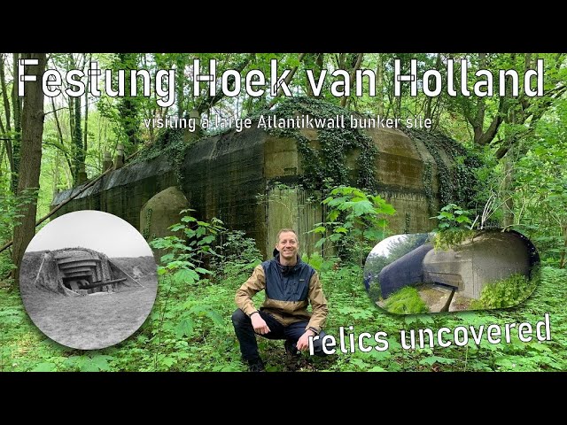 Festung Hoek van Holland visiting large atlantikwall bunkers relics uncovered #ww2 #metaletecting