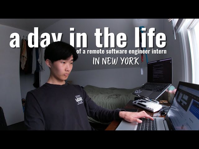 Day in the Life of a Remote Software Engineer Intern in New York | At Home All Day