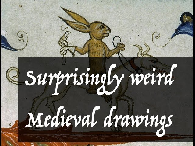 Weird medieval manuscript drawings