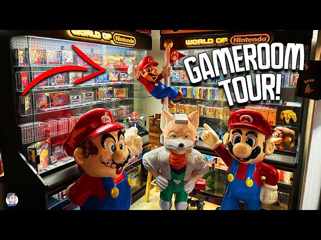 This Retro GameRoom is a MUST SEE! | GameRoom Tour 2023