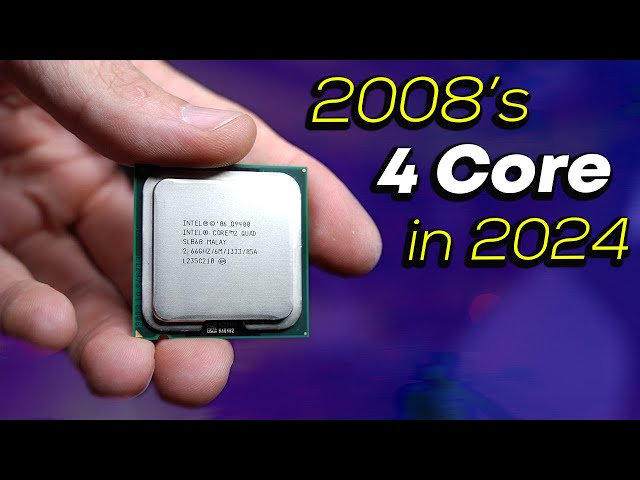 Gaming on the FIRST 4 Core CPU from 2008...