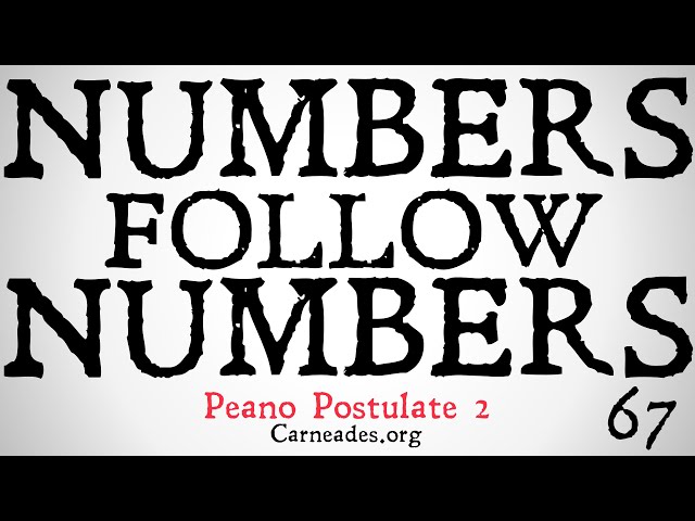 Numbers Follow Numbers (Peano Postulate 2)