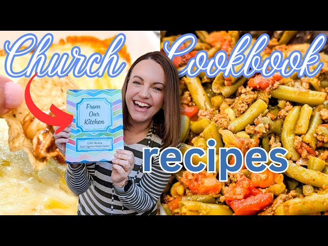 4 Church Cookbook recipes! A Subbie sent me this cookbook!!!