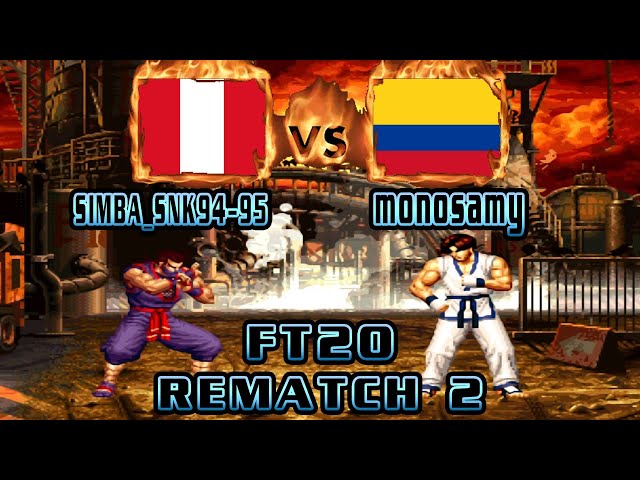 King of Fighters 95- SIMBA_SNK94-95 (PER) VS (COL) monosamy [kof95/Fightcade/FT20] [Rematch 2]