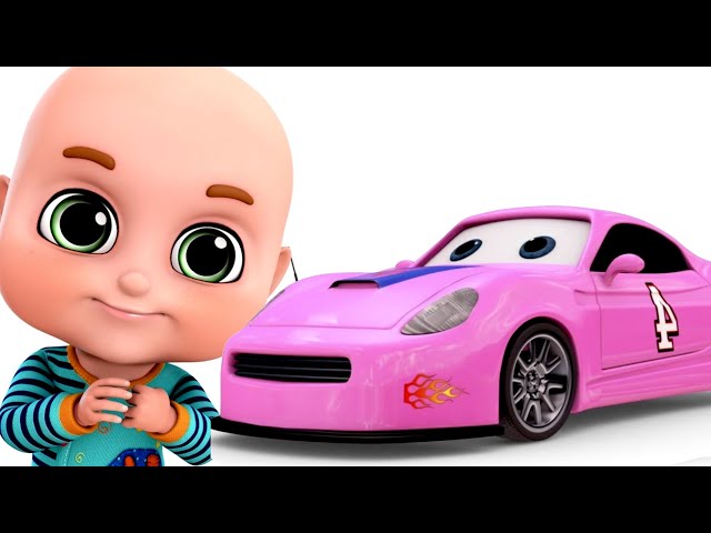 Pink Car for Girls | Cars videos |  Car Racing Game | +More videos for kids from Jugnu Kids