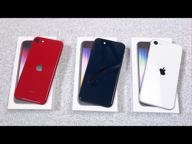 iPhone SE All Colors: Starlight, Midnight & Red!