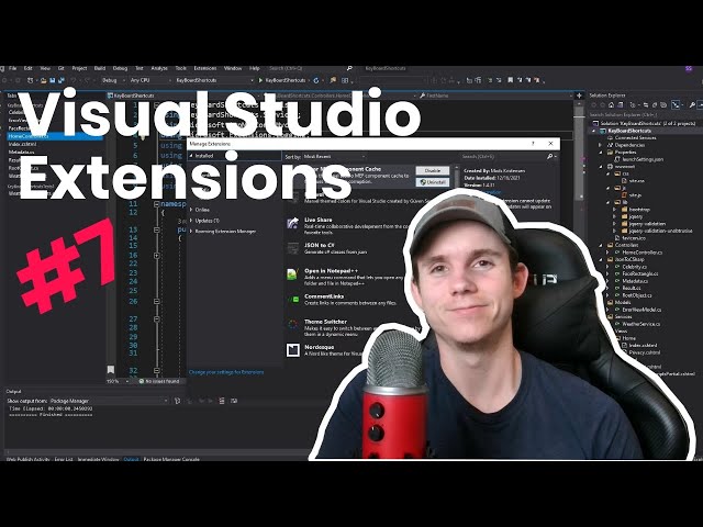 Best Visual Studio Extensions for Software Developers in 2021 | #7 - Clear MEF Component Cache