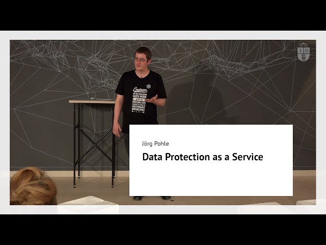 Data Protection as a Service | Jörg Pohle