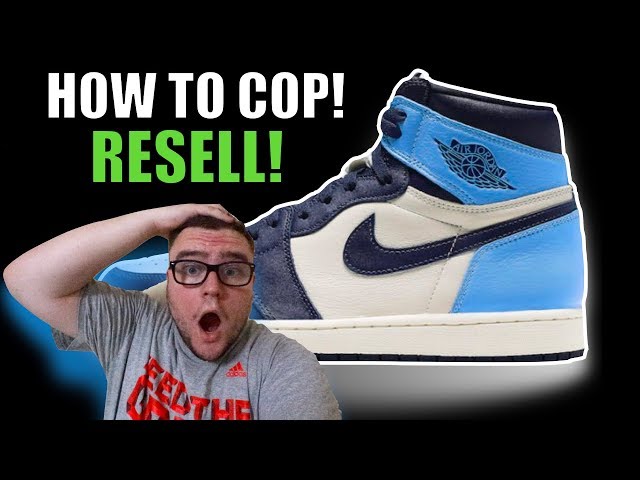 HOW TO COP AIR JORDAN 1 OBSIDIAN UNIVERSITY BLUE AND RESELL PREDICTION!!!