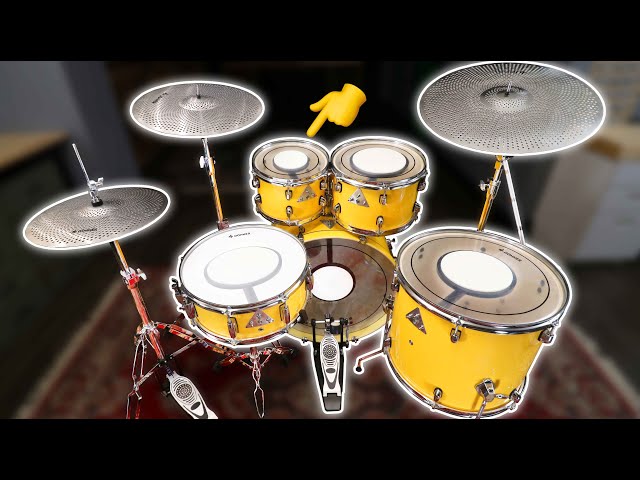 This Drum Kit has a Secret Built Into it