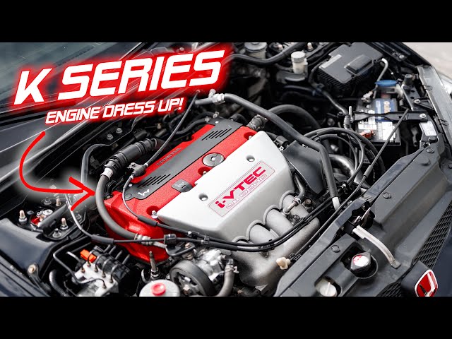 My K-Series Motor Looks SO MUCH Better with these! | Acura RSX Build