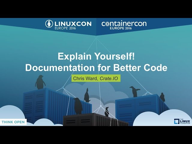 Explain Yourself! Documentation for Better Code by Chris Ward, Crate.IO