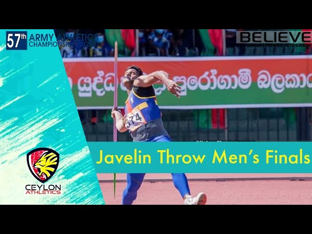 Javelin Throw Mens Finals   Army Athletics Championship 2021 1 1 1