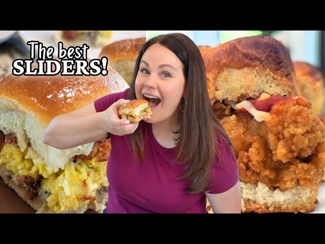 The Best SLIDERS RECIPES for this Summer! | Memorial day food