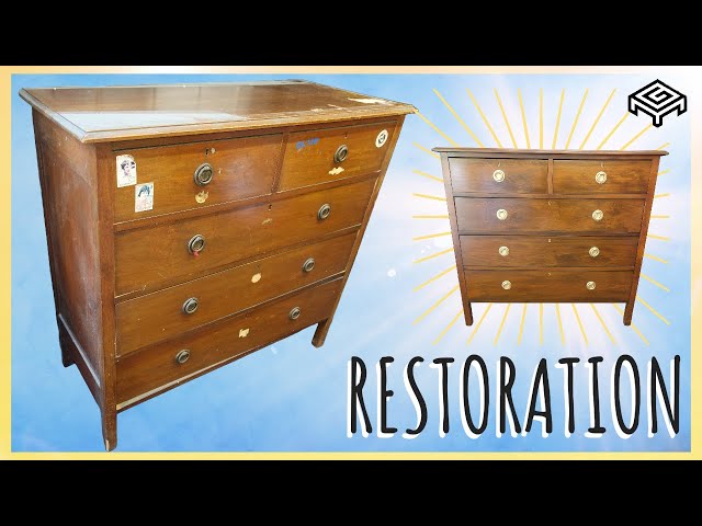 Old chest of drawers gets a loving restoration | Furniture Makeover