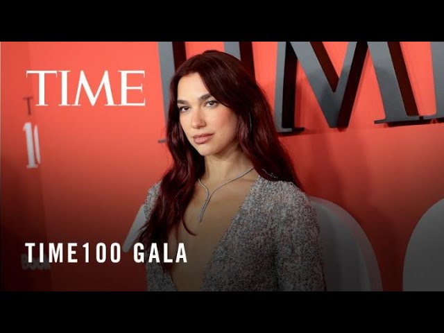 Dua Lipa's TIME100 Gala Red Carpet Interview