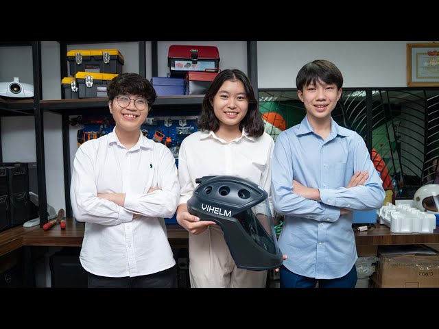 Young Inventors Develop Helmet to Protect Frontline Workers from COVID-19
