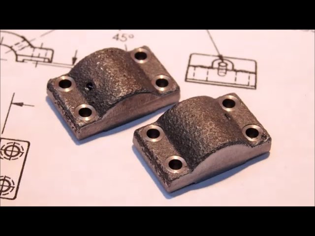Machining a Model Steam Engine - Part 6 - The Bearing Caps