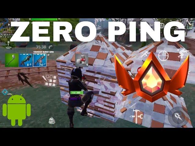 0 PING On Fortnite Mobile Is OP...