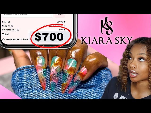 $700 Kiara Sky Unboxing ! 😱 | Nail Supply Haul