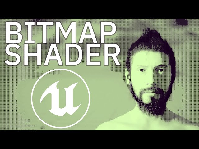 Create A Customizable Realtime Bitmap Shader in Unreal Engine 5