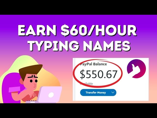 Earn $600 By Typing Names Easily (Make Money Online)